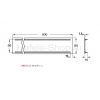 �������������� ������� �� ��������, 500 x 80 ��, ���� ����������